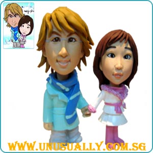 Custom Winter Sonata Couple Figurines